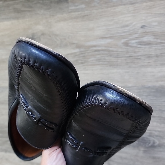 Moreschi Black Leather Men's Slip-On Loafers - Picture 3 of 16